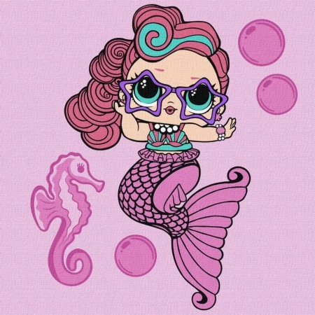 Malowanie po numerach - L.O.L. Surprise! 30x40cm - Ideyka