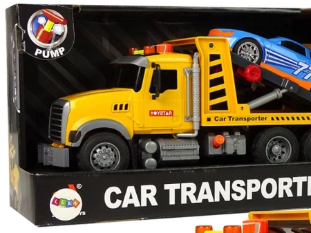 Laweta ze światłem i dźwiękiem żółta - Leantoys