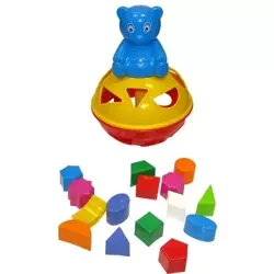 Sorter Miś edukacyjny z zegarem - Macyszyn Toys