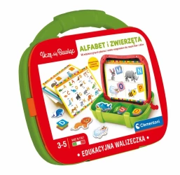 Walizeczka edukacyjna alfabet i zwierzęta - Clementoni