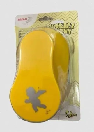 Dziurkacz ozdobny - Aniołek 7,6cm MIX - Brewis