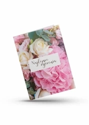 Karnet - Najlepsze życzenia - róże - Koinonia