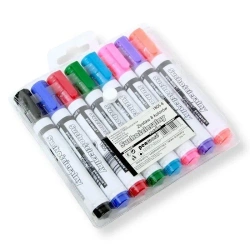 Markery suchościeralne 8 kolorów - Penword