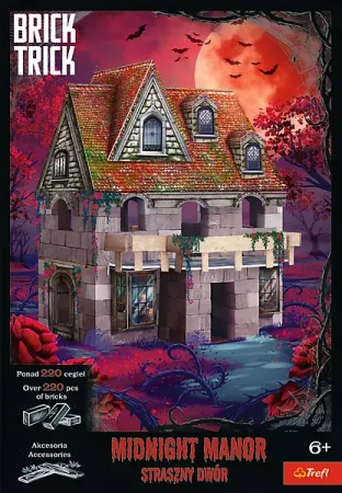 Brick Trick Halloween. Dwór o północy. Klocki ceramiczne - Trefl