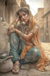 Diamentowa Mozaika Kobieta arabska piękność NO-2003009 - Norimpex