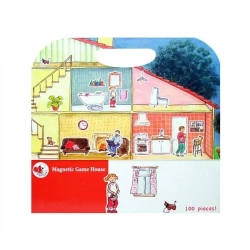 Układanka, gra magnetyczna, Dom - Egmont Toys