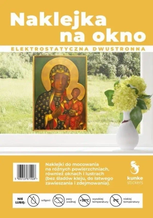 Naklejka na okno Matka Boska A5 - Kunke