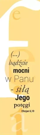 Zakładka duża - Bądźcie mocni w Panu - Szaron