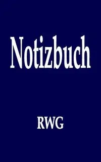 Notizbuch - RWG