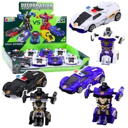 Policja robot 2w1 z napędem MIX - Leantoys