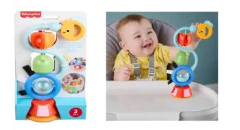 Sensoryczna zabawka z przyssawką Wesołe odgłosy - Fisher- Price