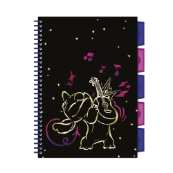 Kołobrulion B5 Disney Gold Stitch project book 100 kartek wzór 3 - PATIO