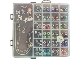 Zestaw do robienia bransoletek w ozdobnej kasetce - ADAR