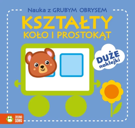 Nauka z grubym obrysem. Kształty. Koło i prostokąt - Opracowanie zbiorowe