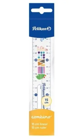 Linijka 15cm Combino - PELIKAN
