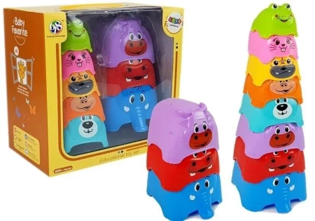 Piramidka kubeczki - Leantoys