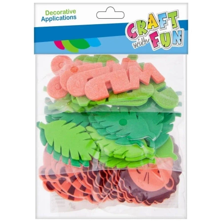 Ozdoba samoprzylepna dziki las 3w1 48szt - Craft with Fun