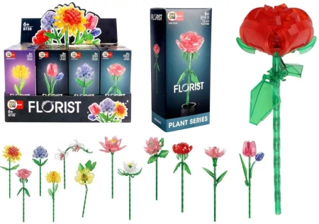 Klocki kwiatki - pojedynczy kwiat MIX - Pro Kids