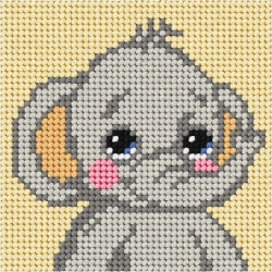 Haft. Moje pierwsze wyszywanie - Słonik - Anex-bis