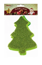 Naklejki z pianki brokatowe Chonki 8szt - Brewis