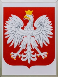 Godło Polska 297x420 mm rama - ArtGlob