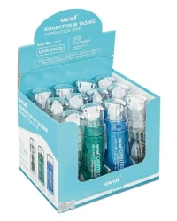 Korektor Oval Orbitec w taśmie 5mmx6m (12szt) - Grand