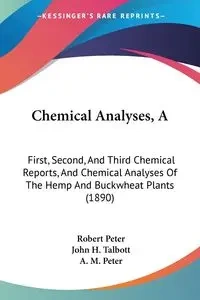 Chemical Analyses, A - Peter Robert