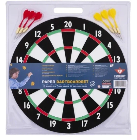 Tarcza do Darta z rzutkami 6szt - Quint