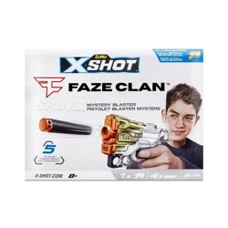 Wyrzutnia Skins Menace Faze 4 strzałki - ZURU X-Shot
