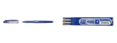 Pióro PILOT Frixion niebieskie 0,5 + wkłady 3 szt