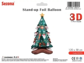 Balon Boże Narodzenie choinka 120x58cm - Sezona