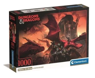 Puzzle 1000 Compact Dungeons&Dragons - Clementoni