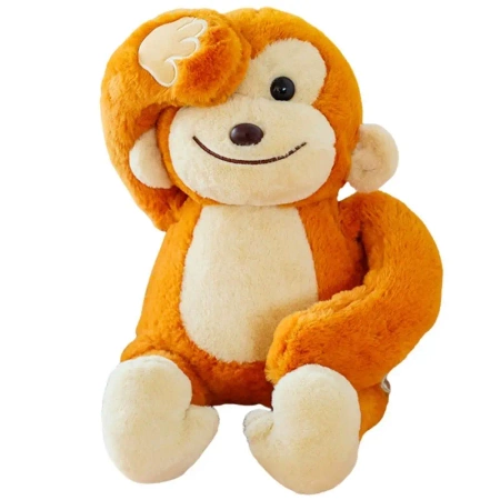Maskotka przytulanka małpka z magnesami 23cm - Leantoys