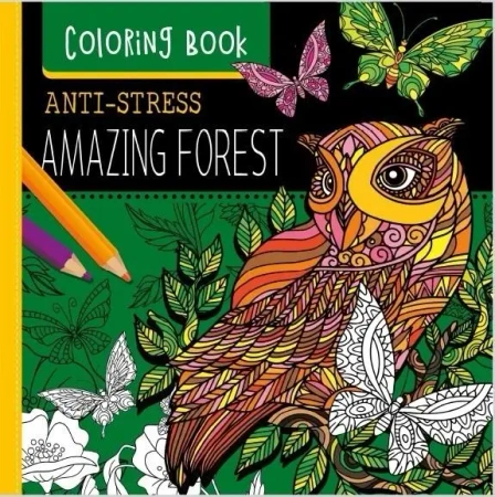 Kolorowanka antystresowa 250x250 Amazing Forest TW - Fresh