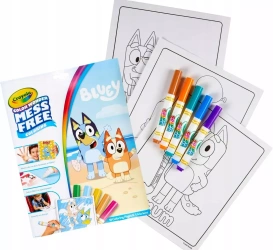 Crayola Kolorowanka Wodna Dla Dzieci Bez Brudzenia Mess Free BLUEY na plaży