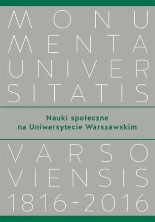 Nauki społeczne na Uniwersytecie Warszawskim - Marek Wąsowicz