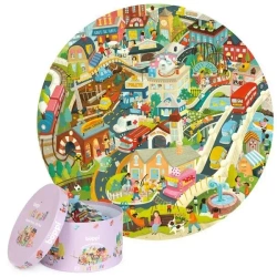 Puzzle okrągłe 150 Życie w mieście - Boppi
