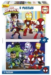 Puzzle 2x48 Spidey i Super-Kumple - Educa