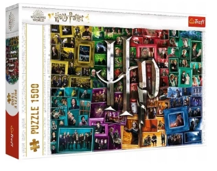 Puzzle 1500 Harry Potter Na przestrzeni filmów - Trefl