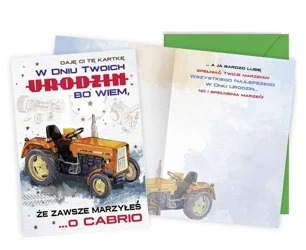 Karnet V Urodziny - Kukartka