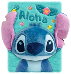 Pamiętnik pluszowy A5 3D Stitch ST00117 - Kids Euroswan