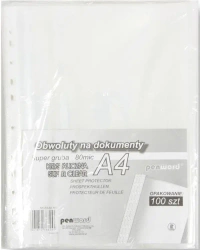 Obwoluta A4 80 mic krystaliczna 100szt - Penword