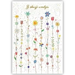 Kartka okolicznościowa Urodziny TS - Trend