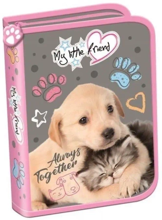 Piórnik dwuklapkowy bez wyposażenia Cat&Dog - ST-MAJEWSKI