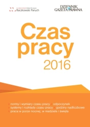 eBook Czas pracy 2016 - Urszula Kądziołka, Łukasz Chruściel