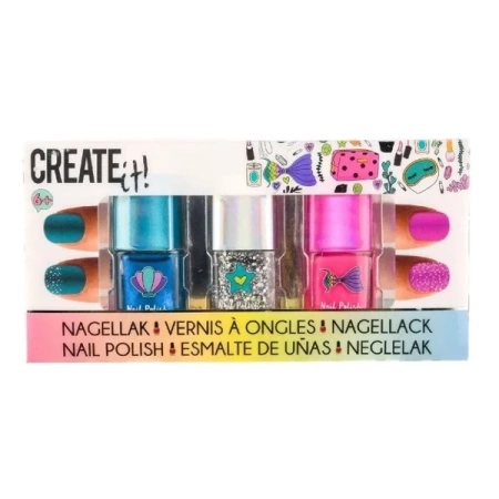 Lakier do paznokci Mermaid 3 szt. CREATE IT! - Canenco