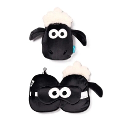 Poduszka podróżna i maska na oczy Shaun Owca - Puckator