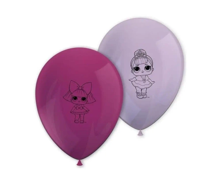 Balony LOL Glitterati 28cm 8szt - Godan