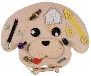 Tablica manipulacyjna Pies - 3toysm