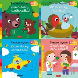 Pakiet: Pierwsze bajeczki. Dzień dobry, samolociku!/ Dzień dobry, - Nathalie Choux, Nathalie Choux, Katarzyna Grzyb